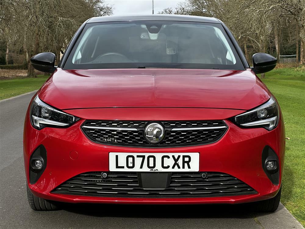Compare Vauxhall Corsa 1.2 Turbo Ultimate Nav 8 Speed Under 40 LO70CXR Red