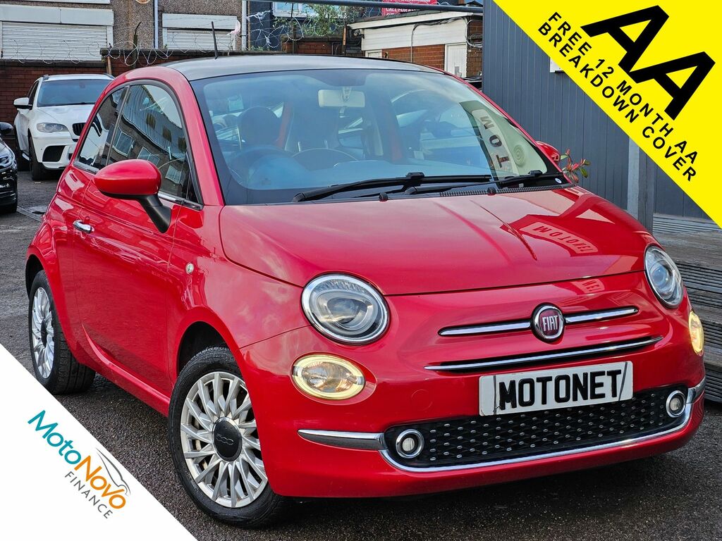 Compare Fiat 500 1.2 Lounge 70 Bhp WO17DVR Red
