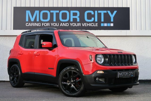 Compare Jeep Renegade 1.6 M-jet Night Eagle II 118 Bhp LS67EMX Red