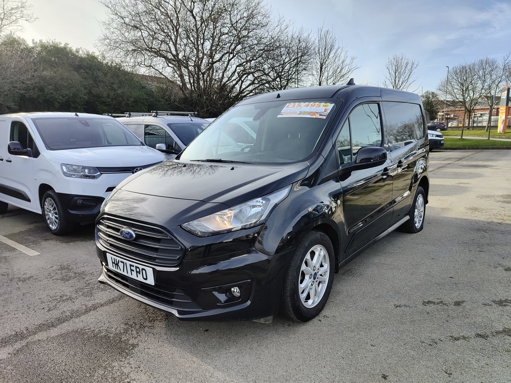 Compare Ford Transit Connect 1.5 Ecoblue 120Ps Limited Van HK71FPO Black