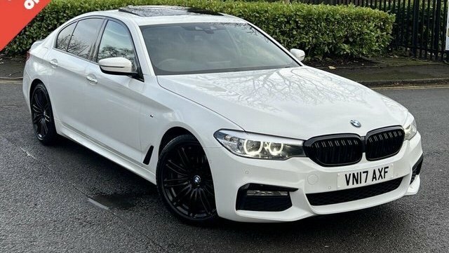 Compare BMW 5 Series 2.0 520D Xdrive M Sport Saloon 2017 VN17AXF White