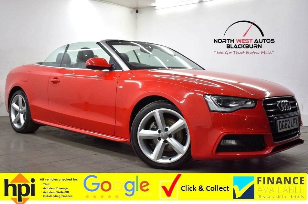 Audi Cabriolet A5 S Line Tdi Red #1