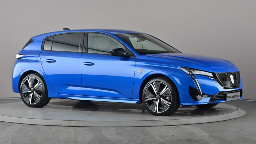 Compare Peugeot 308 1.6 12.4Kwh Gt E-eat Euro 6 Ss LO73DSV Blue