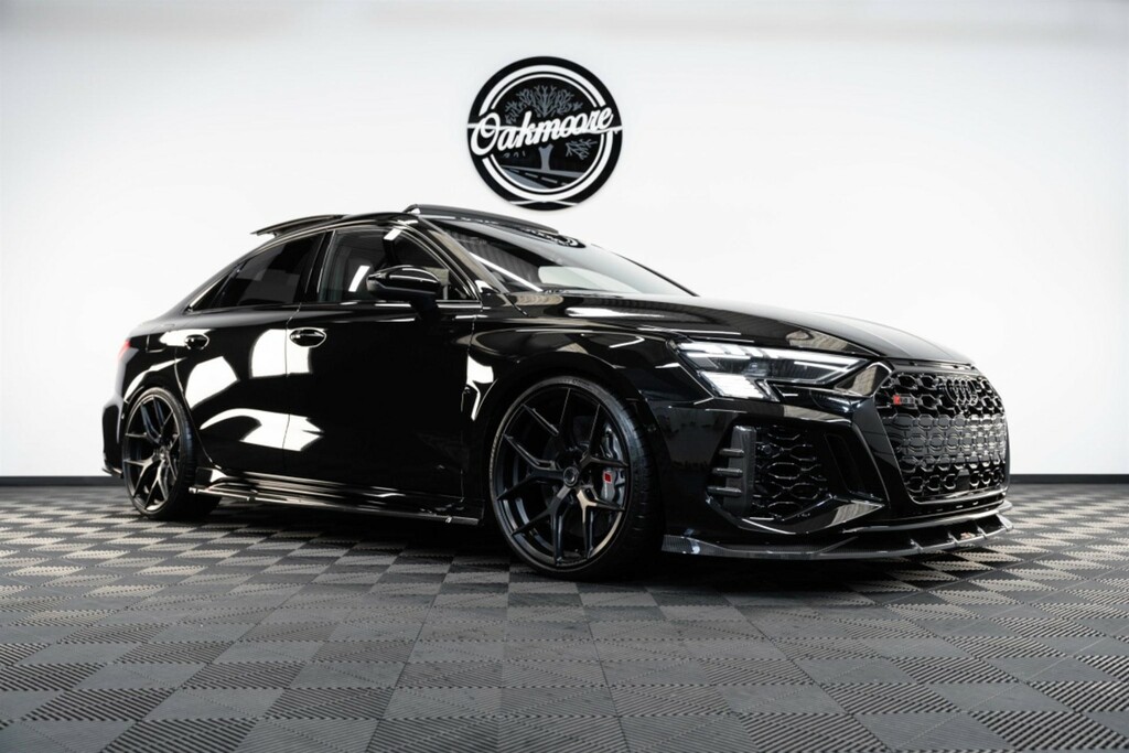 Compare Audi RS3 Saloon LT73OTW Black