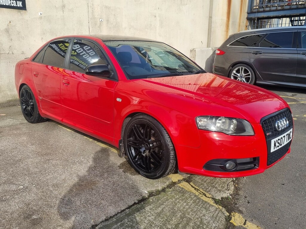 Compare Audi A4 2.0 Tfsi S Line Special Edition KS07TWC Red