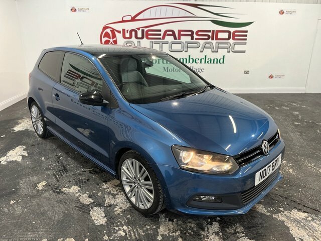 Compare Volkswagen Polo 1.4 Bluegt 148 Bhp ND17ERY Blue