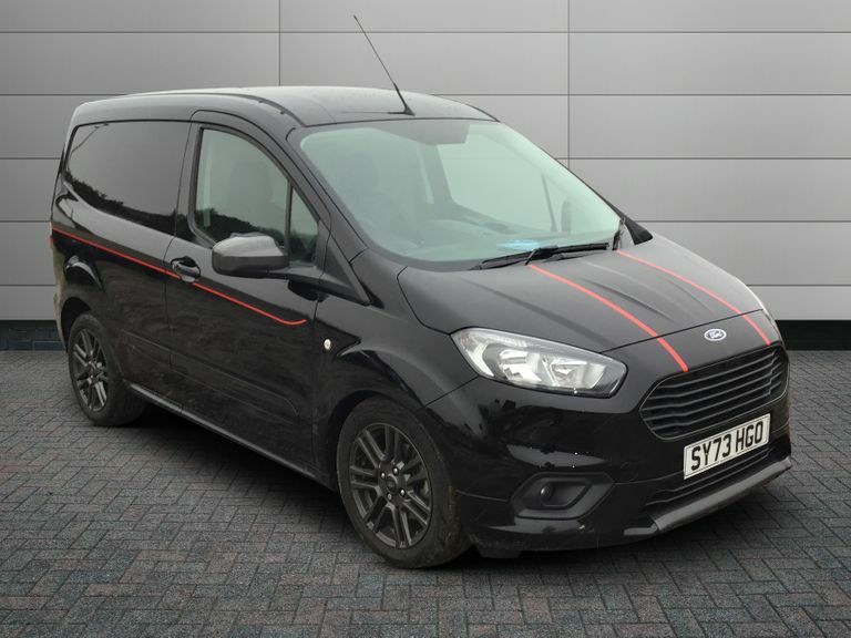 Compare Ford Transit Courier Sport Van 1.5L Tdci 100Ps Fwd 6 Speed SY73HGO Black