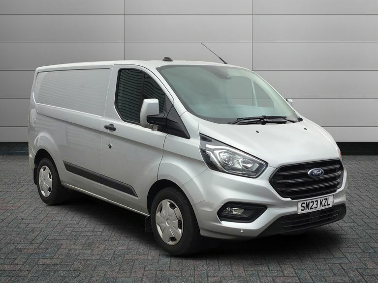 Compare Ford Transit Custom Trend Van 300 L1 2.0L Ecoblue 130Ps Fwd 6 Speed A SM23KZL Silver
