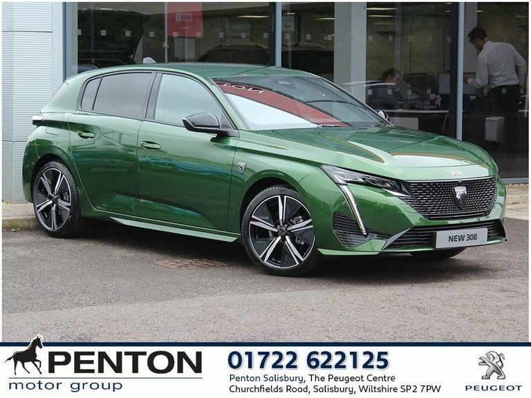 Compare Peugeot 308 1.2 Puretech Gt Eat Euro 6 Ss HJ73RPY Green