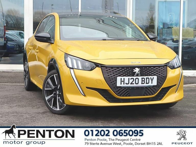 Compare Peugeot 208 1.2 Puretech Gt Line Euro 6 Ss HJ20BDY Yellow