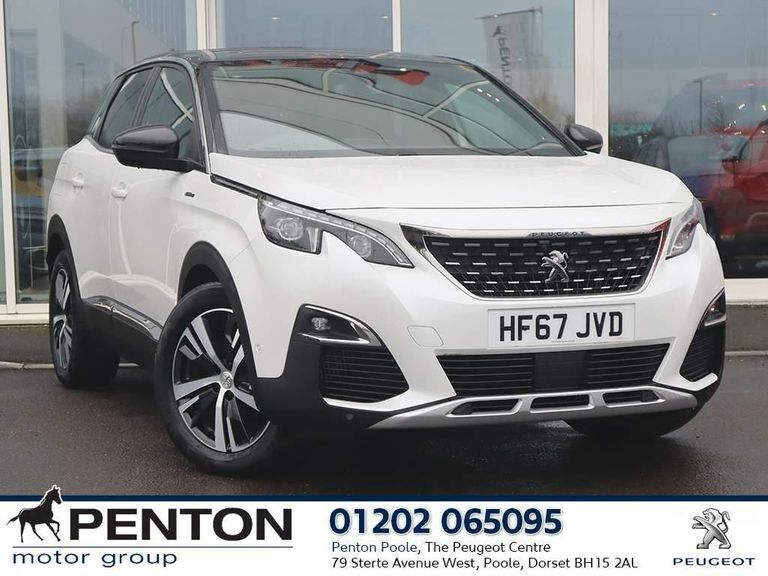 Compare Peugeot 3008 1.2 Puretech Gt Line Euro 6 Ss HF67JVD White