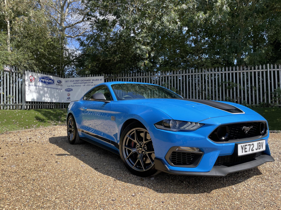 Compare Ford Mustang Mach 1 YE72JBV Blue