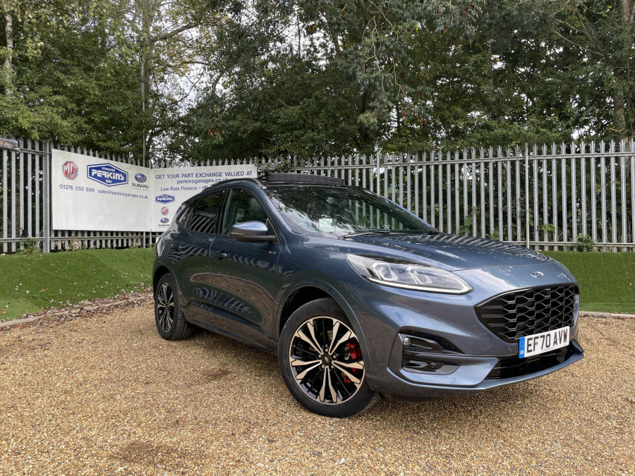 Compare Ford Kuga St-line X EF70AVW Blue