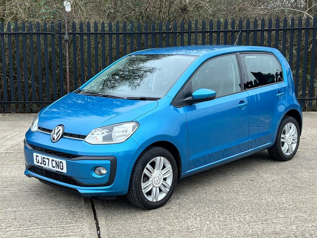 Compare Volkswagen Up 1.0 High Up Euro 6 Ss GJ67CNO Blue