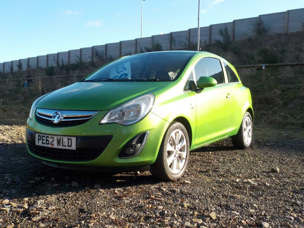 Compare Vauxhall Corsa 1.2 16V Active Euro 5 Ac PE62WLD Green
