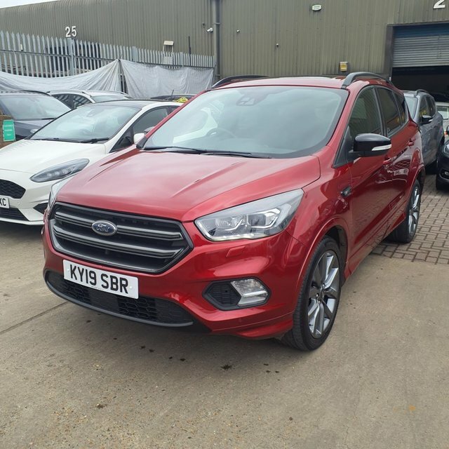 Compare Ford Kuga 2.0 St-line Edition Tdci 177 Bhp KY19SBR Red
