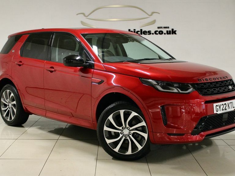 Compare Land Rover Discovery Sport 2.0 D200 R-dynamic Se 5 Seat One Owner GY22KTL Red