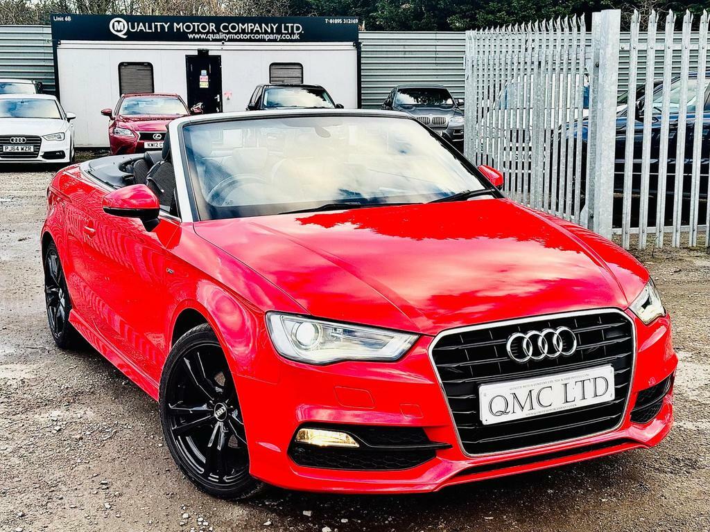Audi A3 Cabriolet Cabriolet 2.0 Tdi S Line S Tronic Euro 6 Ss Red #1