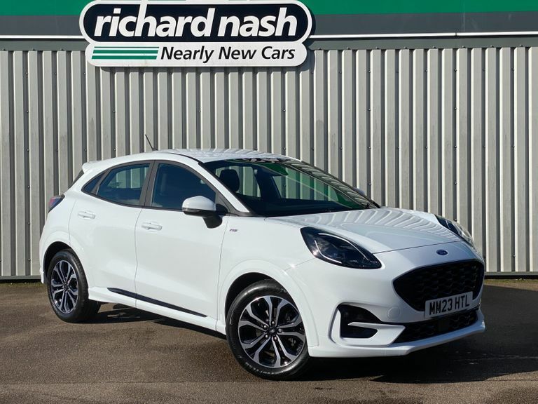 Compare Ford Puma 1.0 Ecoboost Hybrid Mhev St-line Dct MM23HTL White