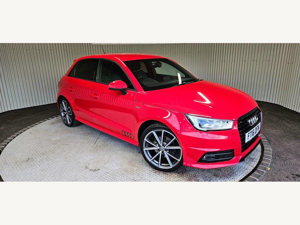 Compare Audi A1 1.4 Tfsi Cod Black Edition Sportback S Tronic Euro FT16OFN Red
