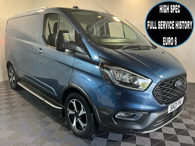 Compare Ford Transit Custom 2.0 300 Active L1h1 Ecoblue 129 Bhp SK21YHJ Blue