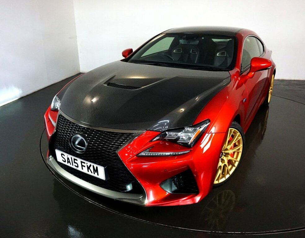 Compare Lexus RC 5.0 V8 Carbon 471 Bhp-superb Example Finished SA15FKM Red