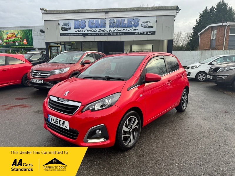 Compare Peugeot 108 108 Allure YK15OHL Red