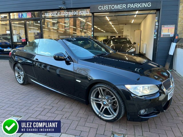Compare BMW 3 Series Convertible YK62XVT Black