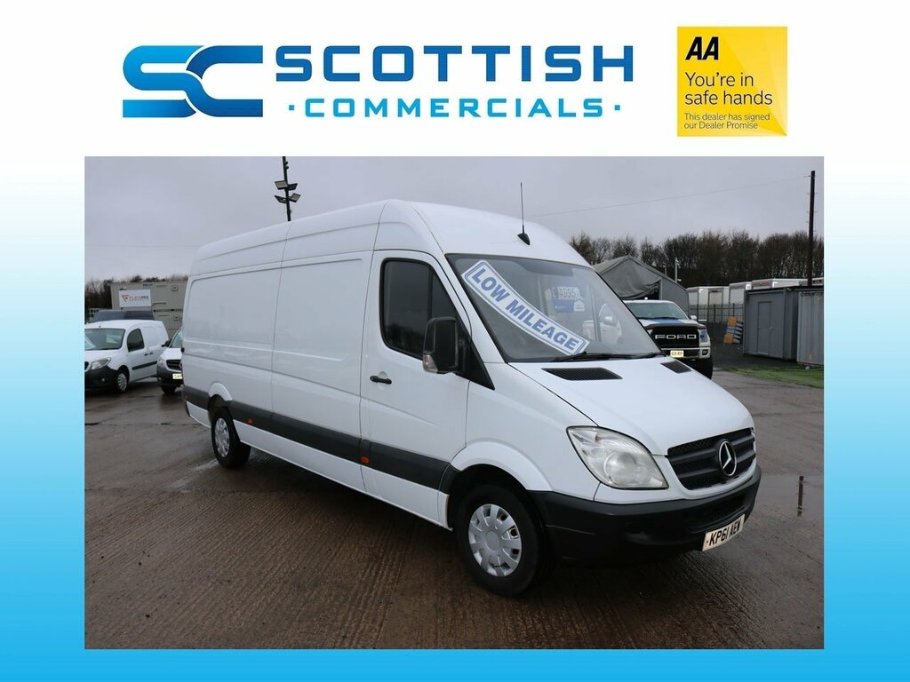 Compare Mercedes-Benz Sprinter Lwb Low Miles Great Condition Yeatrs Mot Crafter KP61AEW White
