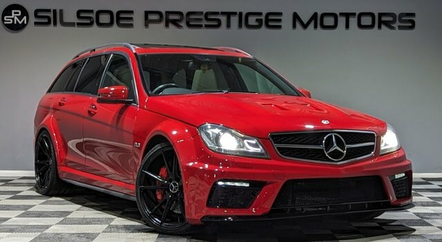 Compare Mercedes-Benz C Class 6.2 C63 Amg 457 Bhp DU62VGG Red
