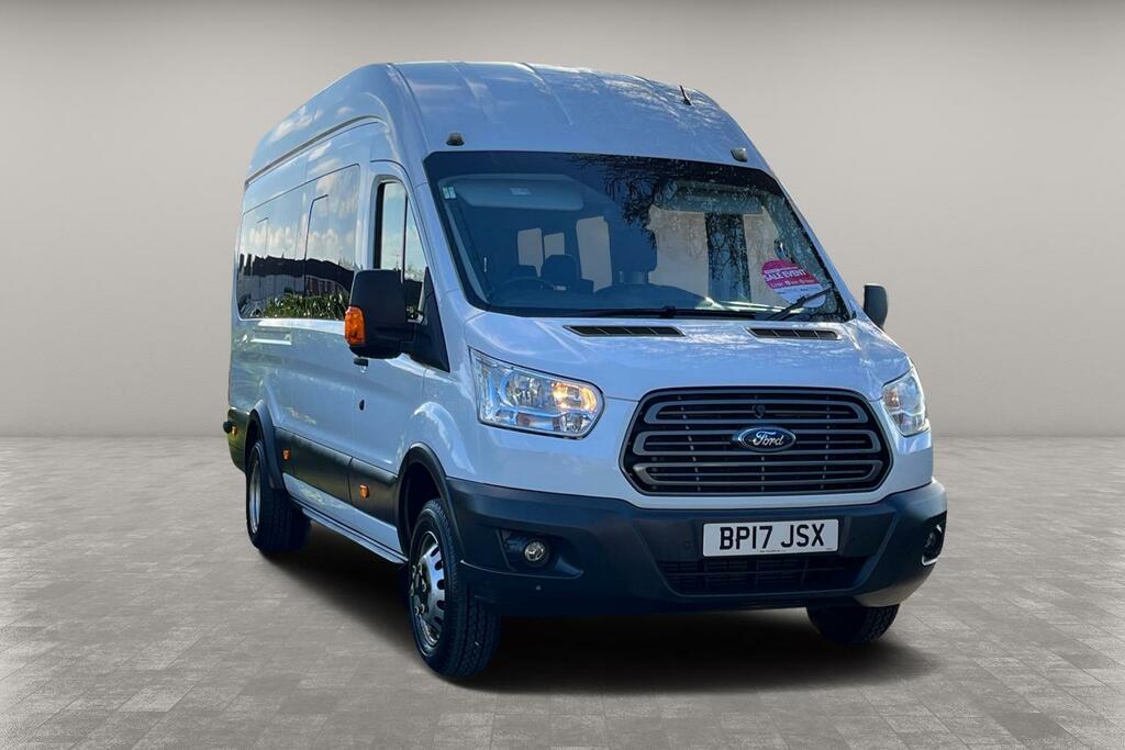 Compare Ford Transit Custom 2.2 Tdci 125Ps H3 17 Seater Trend BP17JSX White