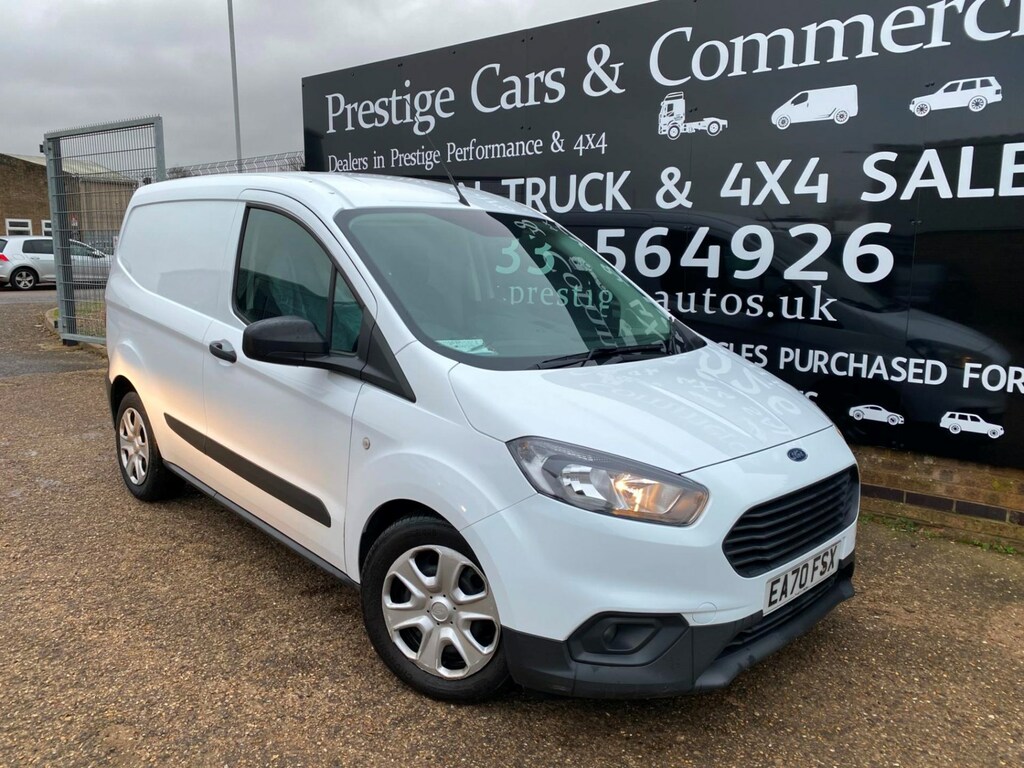 Compare Ford Transit Courier Courier 1.5 Tdci Trend 75Ps Small Panel Van 1 Plc EA70FSX White