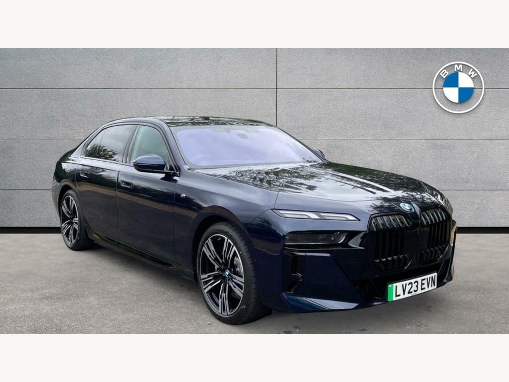 Compare BMW i7 I7 Xdrive60 M Sport LV23EVN Blue