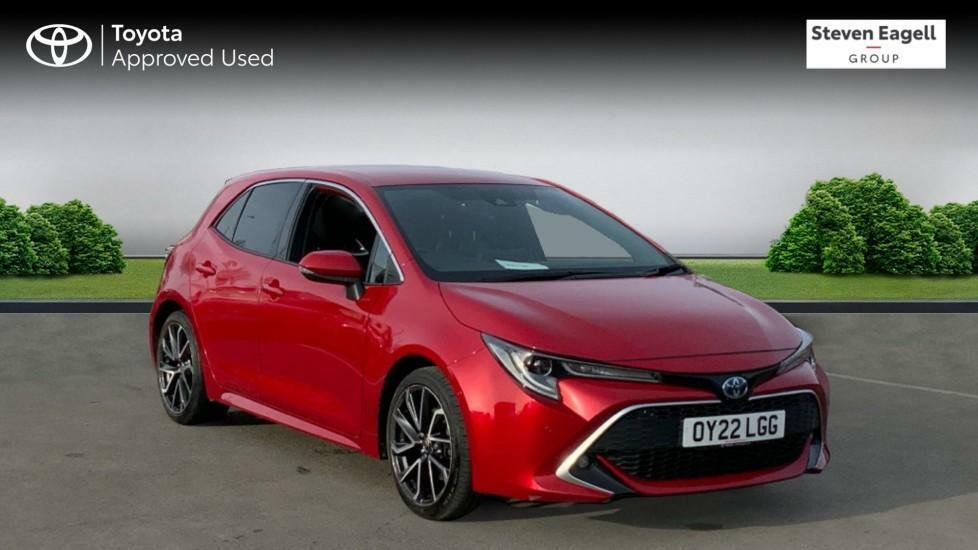 Compare Toyota Corolla 2.0 Vvt-h Excel Cvt Euro 6 Ss OY22LGG Red
