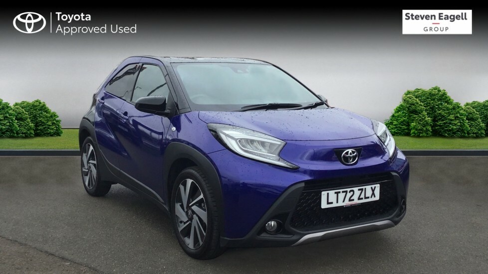 Compare Toyota Aygo X 1.0 Vvt-i Exclusive Euro 6 Ss LT72ZLX Blue