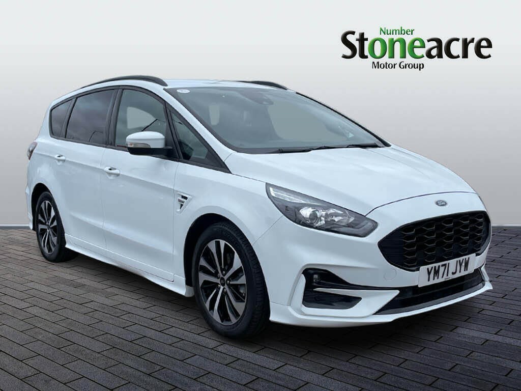 Compare Ford S-Max 2.5 Fhev 190 St-line YM71JYW White