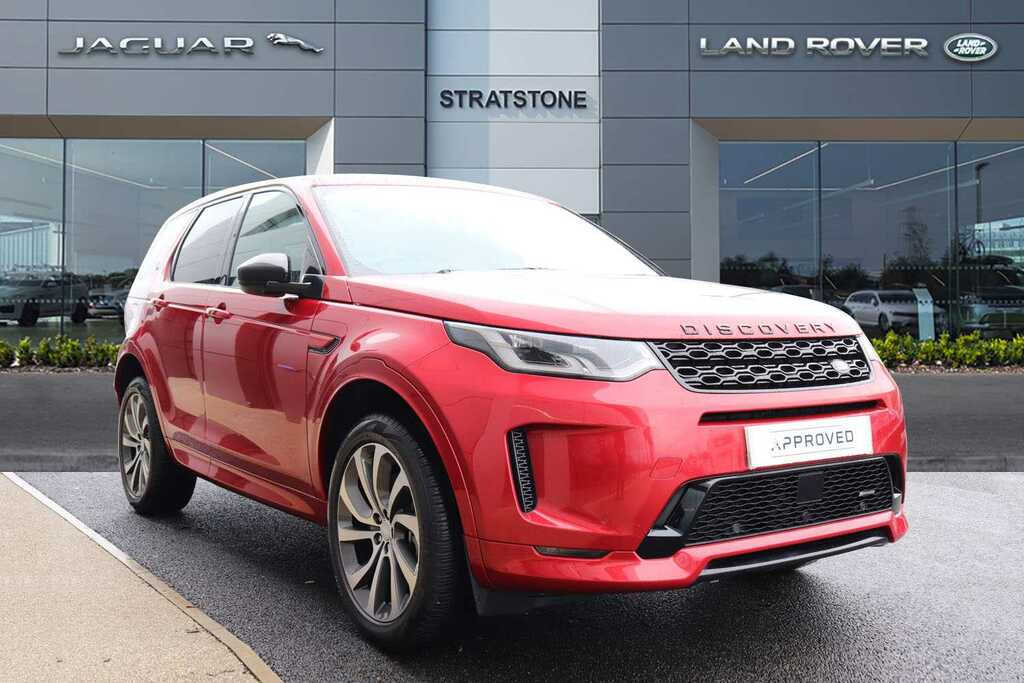Compare Land Rover Discovery Sport 2.0 D200 R-dynamic Hse KR22TVT Red