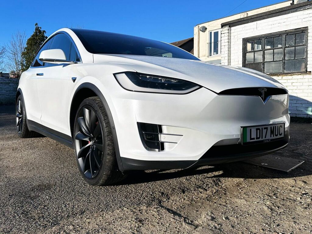 2017 tesla model x p90d deals price