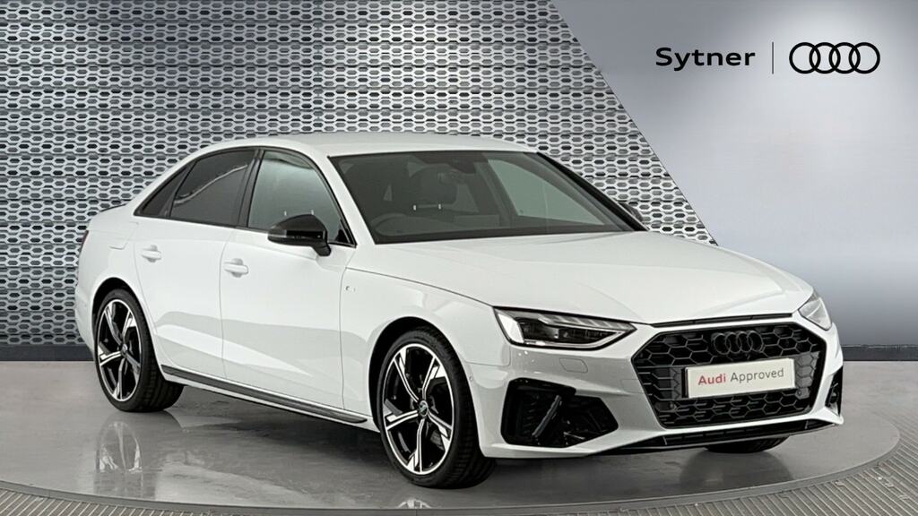 Compare Audi A4 35 Tfsi Black Edition S Tronic Tech Pro RF73WVC White