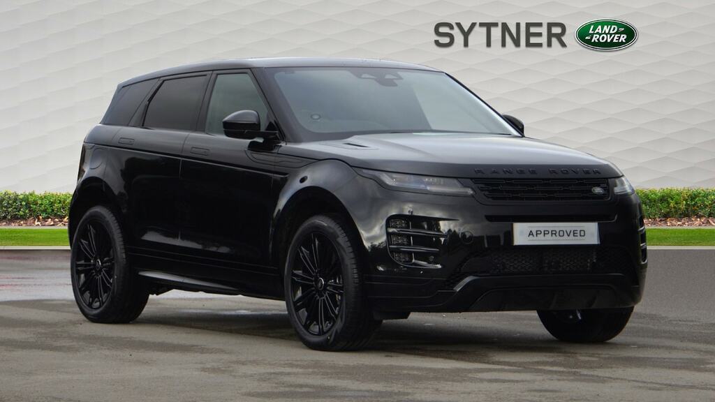 Compare Land Rover Range Rover Evoque Range Rover Evoque Dynamic Se Phev A YH73MOA Black