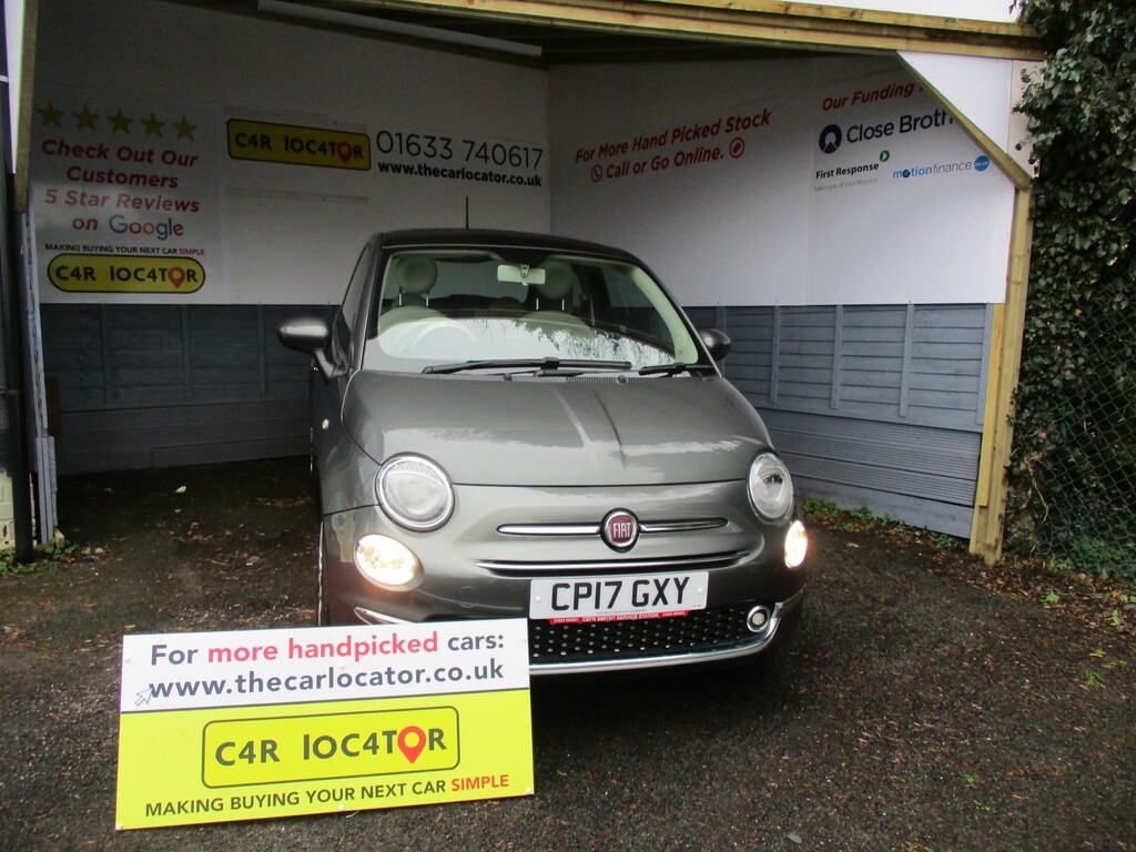 Compare Fiat 500 1.2 Lounge Hatchback Euro 6 Ss CP17GXY Grey