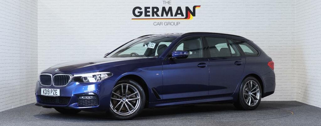 Compare BMW 5 Series Estate 2.0 520D Xdrive M Sport Touring - Ulez Comp KD19PZE Blue