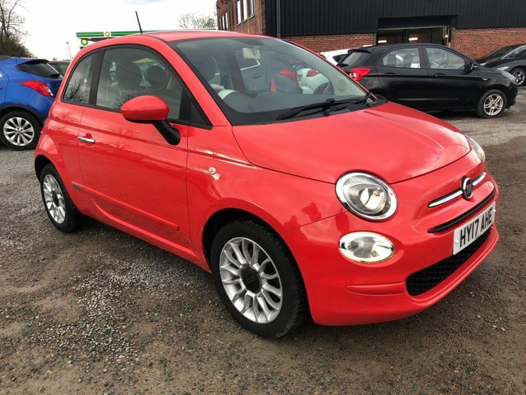 Compare Fiat 500 1.2 Eco Pop Star Euro 6 Ss HY17AHE Pink