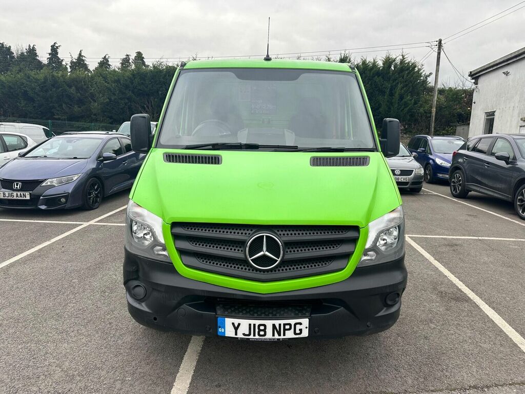 Compare Mercedes-Benz Sprinter Chassis Cab 2.1 314 Cdi Rwd L1 201818 YJ18NPG Green
