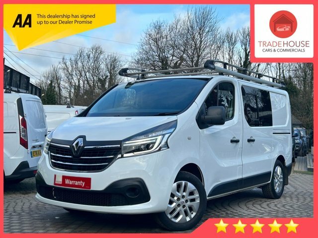 Compare Renault Trafic 2.0 Sl28 Business Plus Energy Crew Cab Dci 120 Bhp DX20XXE White