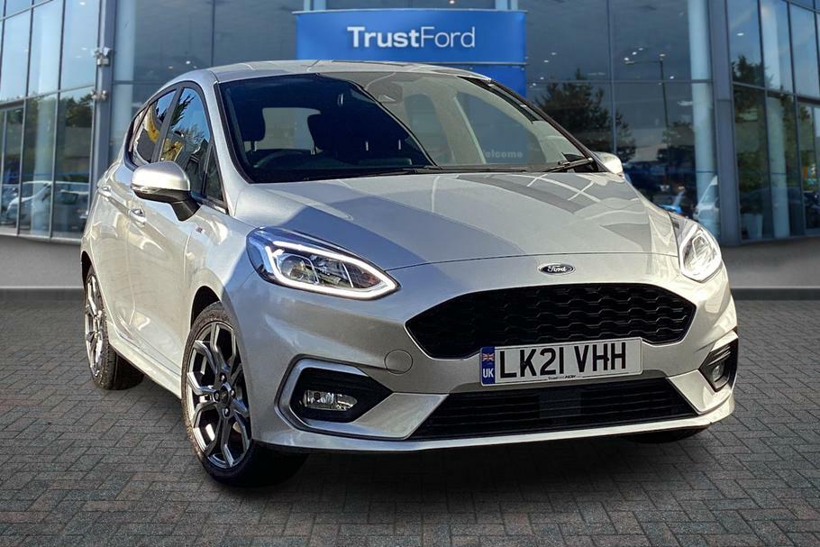 Compare Ford Fiesta 1.0 Ecoboost Hybrid Mhev 125 St-line Edition LK21VHH Silver