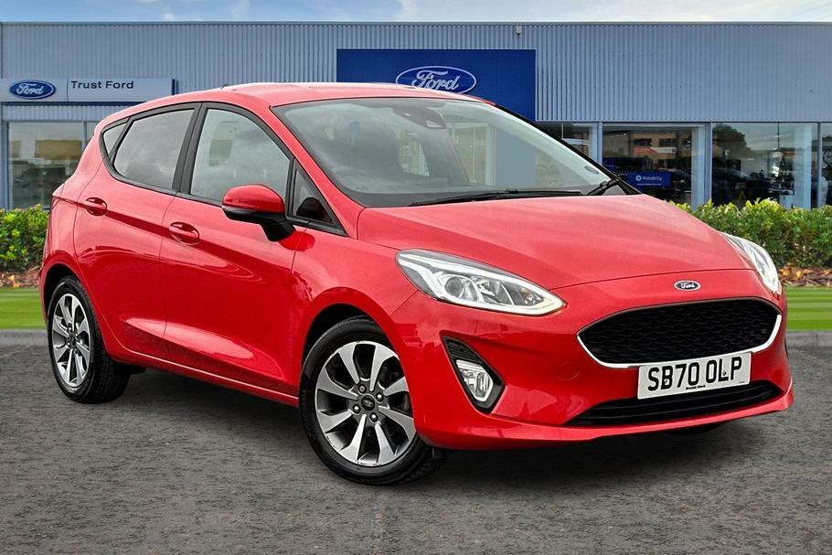 Compare Ford Fiesta 1.0 Ecoboost Hybrid Mhev 125 Trend SB70OLP Red