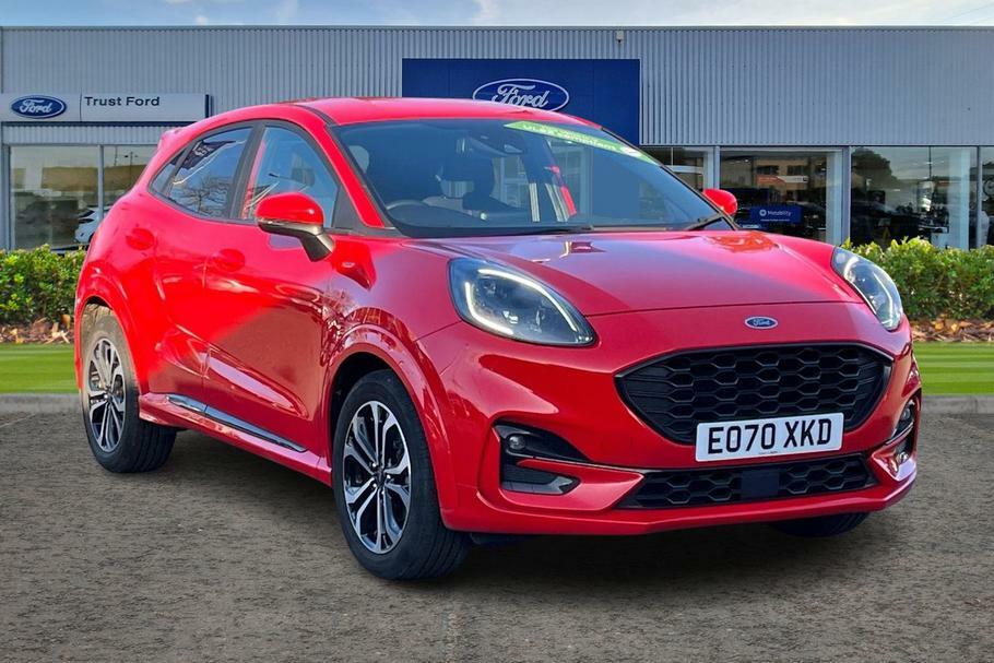 Compare Ford Puma 1.0 Ecoboost St-line EO70XKD Red