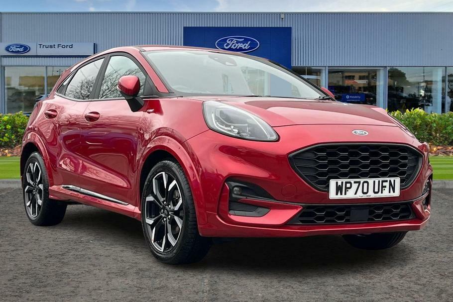 Compare Ford Puma 1.0L Ecoboost 125Ps Hybrid Mhev St Line X Manu WP70UFN Red