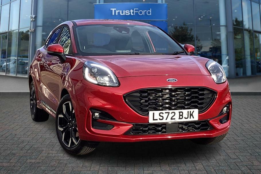 Compare Ford Puma 1.0 Ecoboost Hybrid Mhev St-line X LS72BJK Red